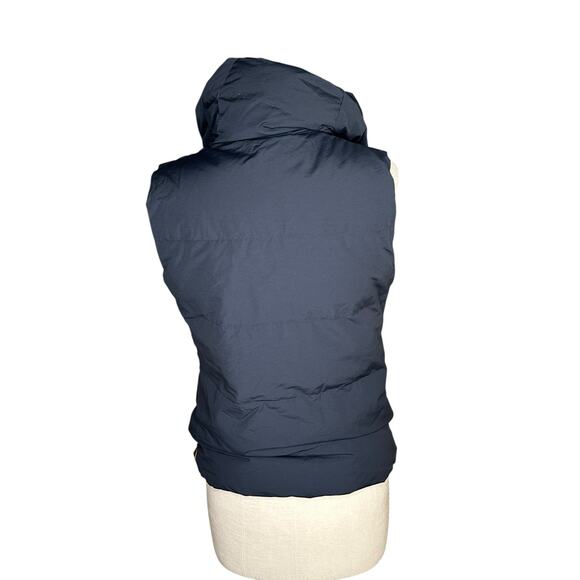 LUCY Asymmetric Down Fill Puffer Vest Jacket Women's Size Medium Classic Black - Picture 4 of 7